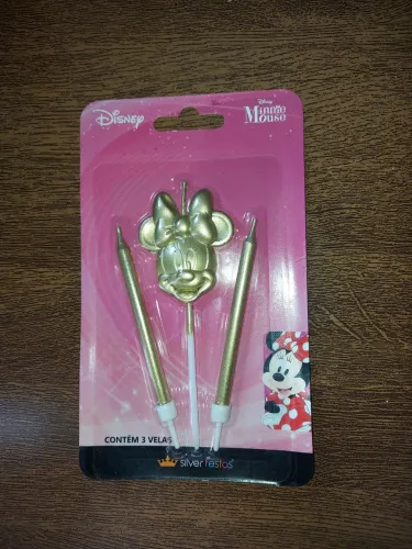 Vela Minnie Rosto da minnie da Disney