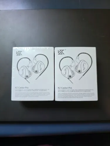 Fone kz castor Pro improved bass sem mic