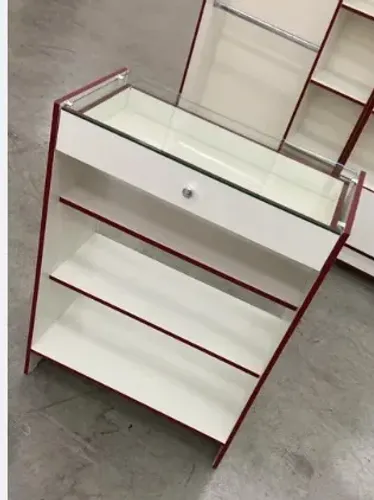 BALCÃO VITRINE COM GAVETA EXPOSITORA - 100% MDF