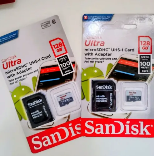 CARTÃO DE MEMÓRIA DE 128GB