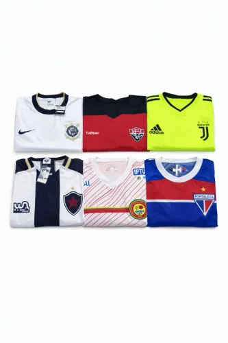 camisa de futebol 6 unidades