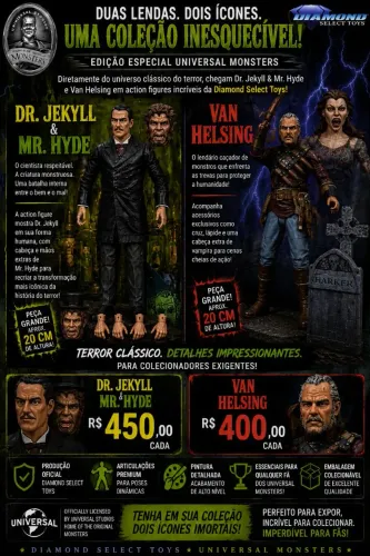 DUAS LENDAS DO TERROR CLÁSSICO CHEGARAM PARA DOMINAR SUA COLEÇÃO!