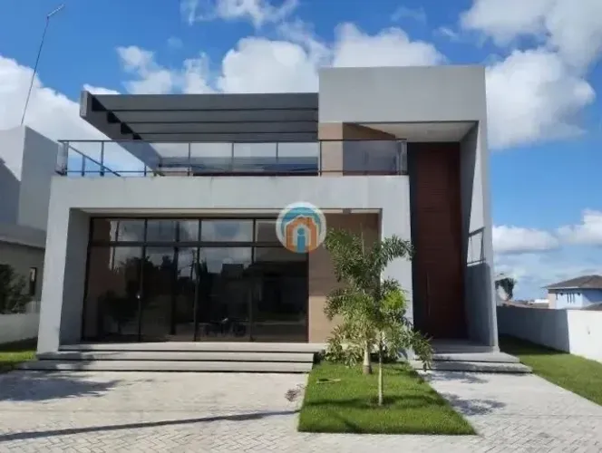 Casa no Condomínio Águas da Serra - 5 Suítes, Área Gourmet e Churrasqueira na Frente
