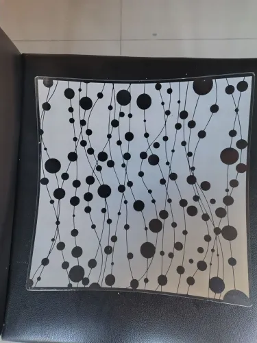 Lustre Plafon Sobrepor Quadrado 2 Lâmpadas