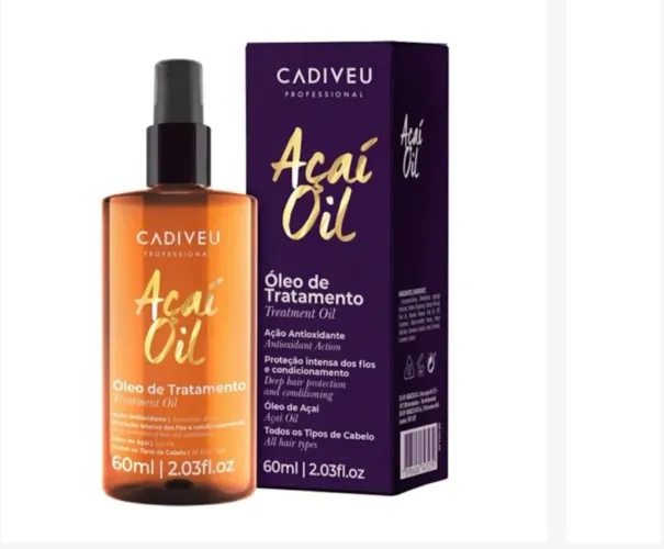 Cadiveu óleo essentials açaí oil tratamento cap 60ml