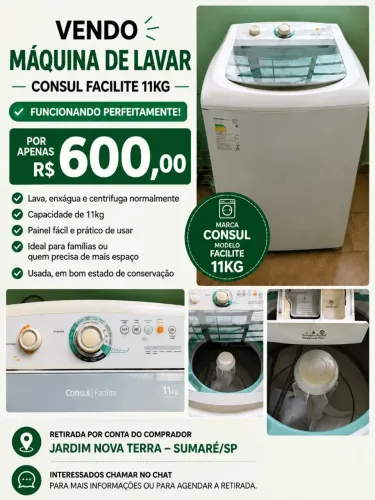 Lavadoura Consul Facilite 11kg