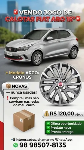 Vendo Calotas FIAT Aro 15"