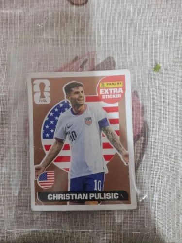Figurinha Extra Sticker Panini Christian Pulisic - Excelente Estado