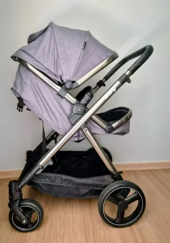 Travel System Safety 1st Discover (Carrinho, Bebê Conforto e Base Isofix)
