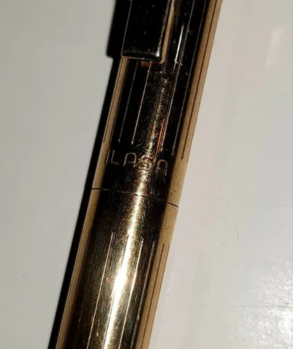 Linda Caneta Sheaffer Ilasa esferográfica Banhada a ouro