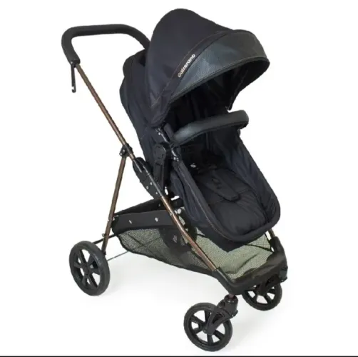 Carrinho galzerano e bebê conforto 