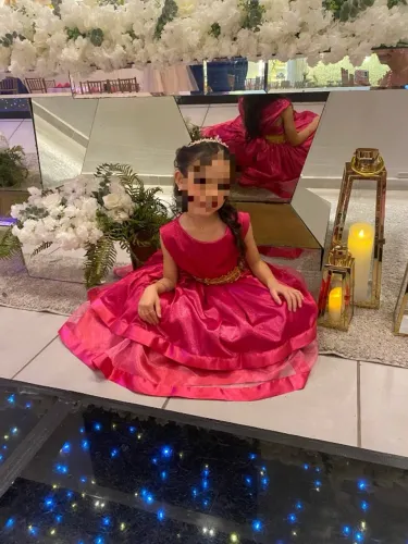 Vestido elegante pink 5 anos