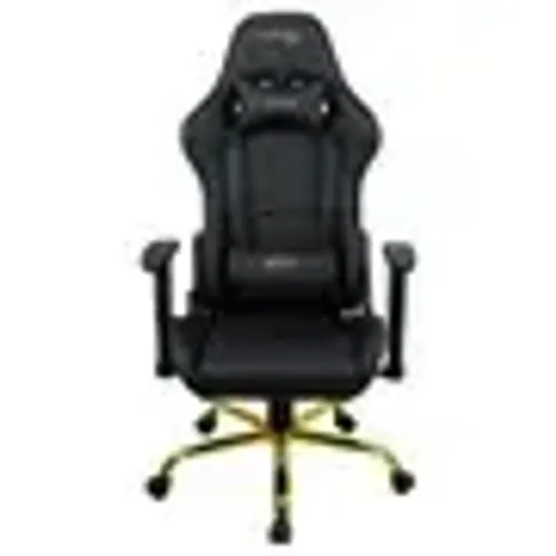 CADEIRA GAMER MX7 GIRATORIA PRETO GOLD EDITION(MGCH-002/BK)