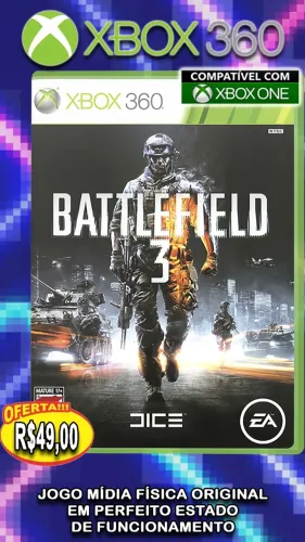 Battlefield 3 - Guerra Total no seu Xbox 360!