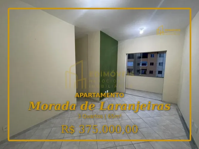 Incrível apartamento em Morada de Laranjeiras com 3 quartos e varanda!