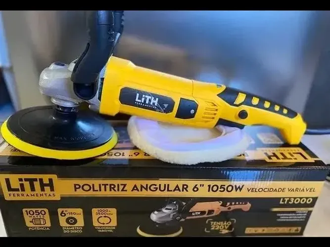 Politriz Angular 110/127v Velocidade Variável 6 Polegadas Potência 1050W 60Hz 4200rpm Lith