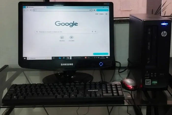 Computador HP Completo + Monitor Samsung SyncMaster 732NW