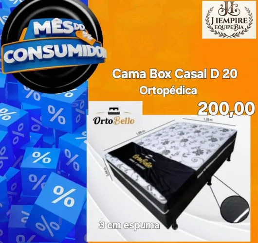 CAMA BOX CASAL D20 