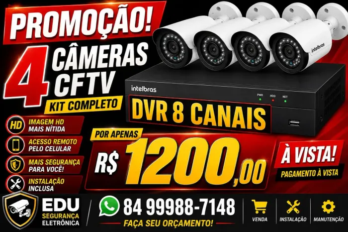 Câmeras de Segurança PROMOÇÃO