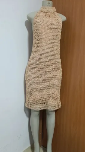Vestido de crochê