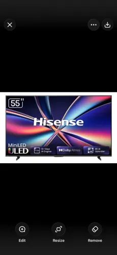 Smart Tv Hisense 4k 55 polegadas MINI LED