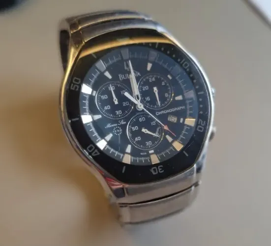 Relógio Bulova masculino em ótimo estado de conservação.