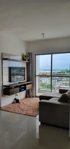 Apto semimobiliado para alugar c/ 88m², 3 quartos (1 suíte) e 2 vagas em Coqueiro/Belém-Pa