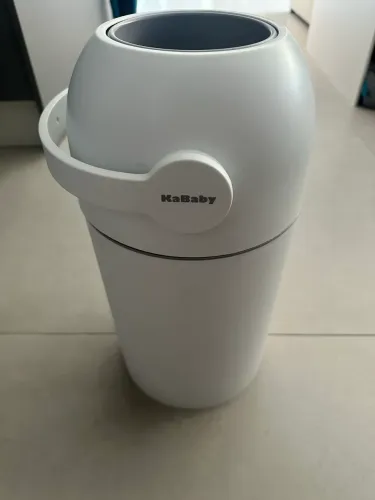Lixeira Mágica Antiodor para fraldas Sistema de vedação Branco KaBaby