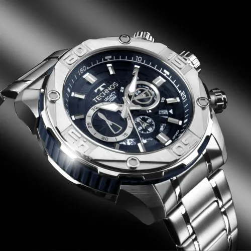 Relógio Technos Masculino Legacy Prata - Original/Novo