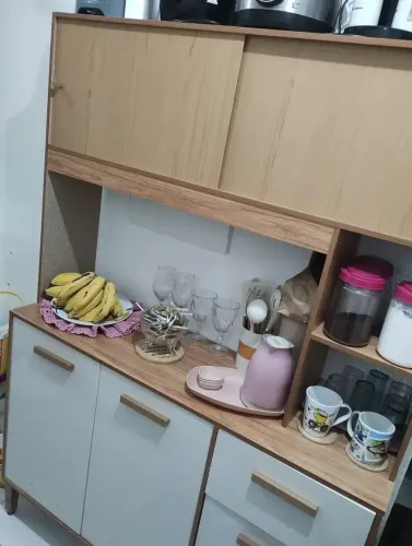 Armário de cozinha Felicci Pérola Pague na entrega