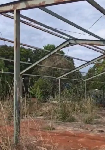Estrutura Metálica para Galpão (10,20m x 18,20m) - Perfis I / Vigas Reforçadas