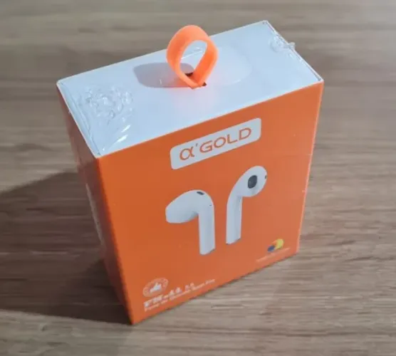 FONE DE OUVIDO BLUETOOTH 5.0 SEM FIO (TWS), ALCANCE 10M - A ?GOLD - FN-11