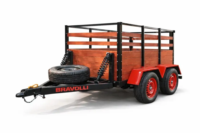 Carretinha BRAVOLLI - Reboque 2 Eixos ' 1.300 kg