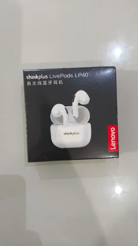Fone de Ouvido Lenovo LP40 Bluetooth Original de alta qualidade Novo