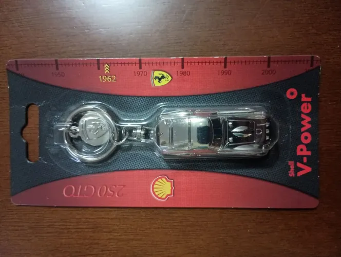 Chaveiro oficial Ferrari 250GTO coleção Shell V Power