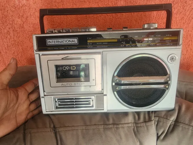 Gravador am fm relíquia de 1980