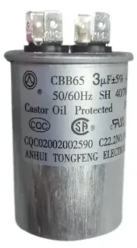 Capacitor 3uF 50/60hz ANHUI TONGFENG ELETRONICS
