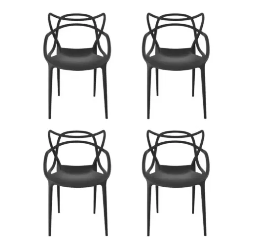 Cadeiras Willy 4 Un Allegras Conjunto Perfeito Ideal Gourmet