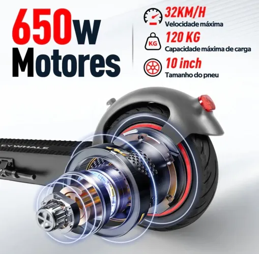 Patinete Honeywhale E9 Semi Novo - Tudo Original - R$ 3.900 NEGOCIÁVEL