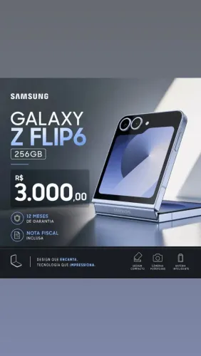 Galaxy Z flip 6 256 novo