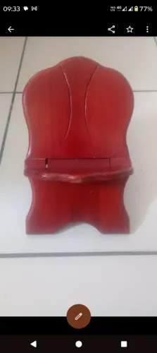 Porta bíblia antigo madeira maciça