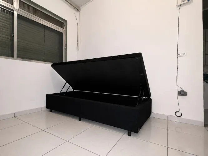 Cama baú solteiro