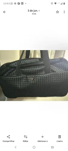 Mala bolsa de viagem guess tresse original nova