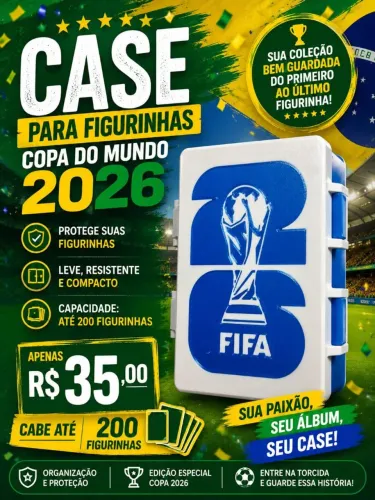 Box figurinha copa do mundo
