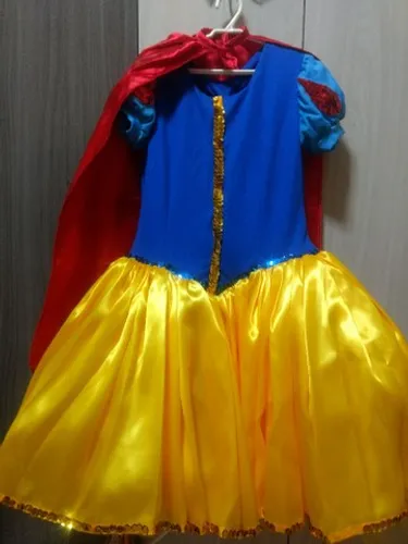 fantasia branca de Neve 10 anos 