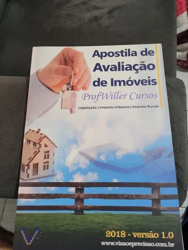 LIVRO APOSTILA DE AVALIACAO DE IMÓVEIS,PARA CORRETORES DE IMÓVEIS EM JACAREI SP