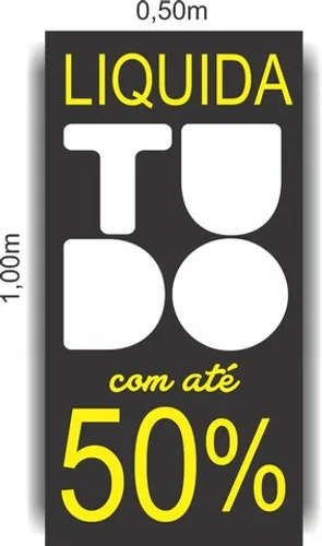 Adesivo para Vitrines Promoção Liquidação Sale Black Friday