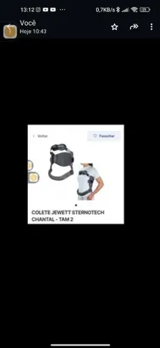 Vendo colete cervical ortopédico 