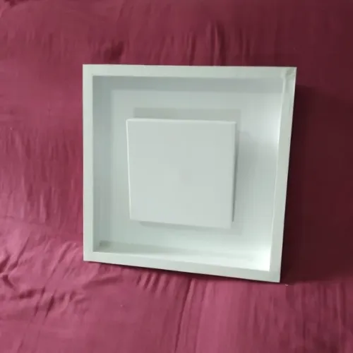 Luminária quadrada de embutir 50x50 Nova