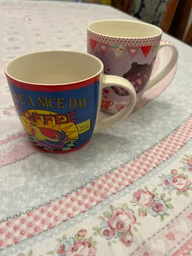 Caneca de Cerâmica Decorada